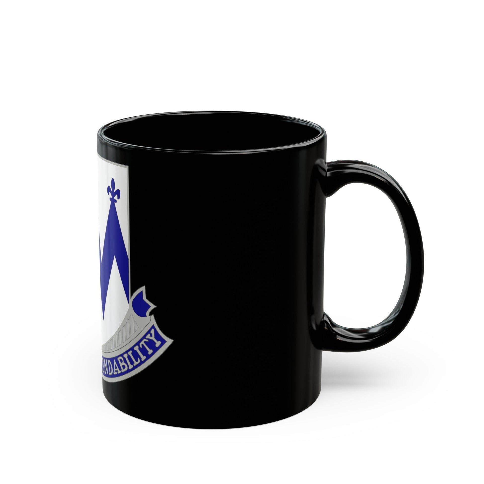 86th Infantry Regiment (U.S. Army) Black Coffee Mug-The Sticker Space