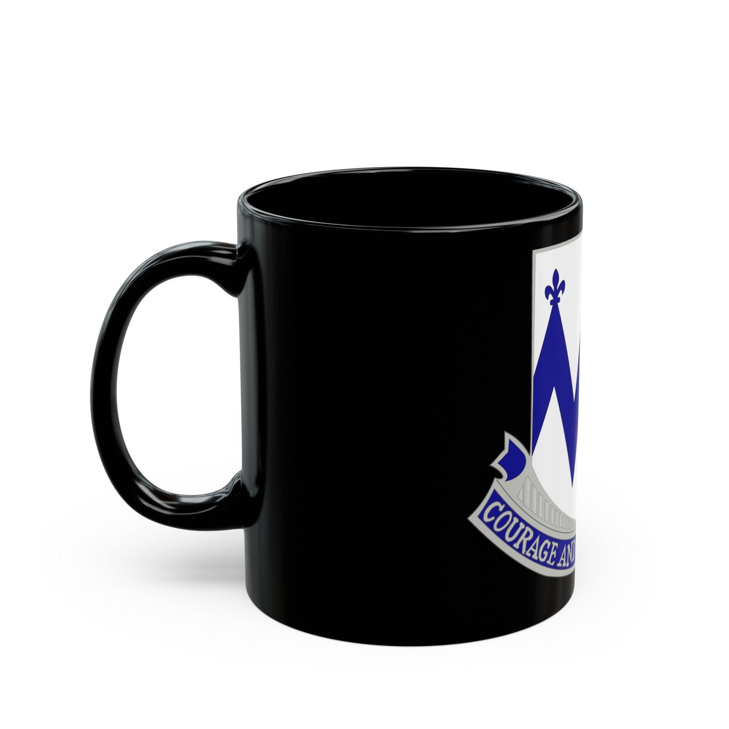 86th Infantry Regiment (U.S. Army) Black Coffee Mug-The Sticker Space