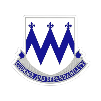 86th Infantry Regiment (U.S. Army) STICKER Vinyl Kiss-Cut Decal 4 Inch White - The Sticker Space