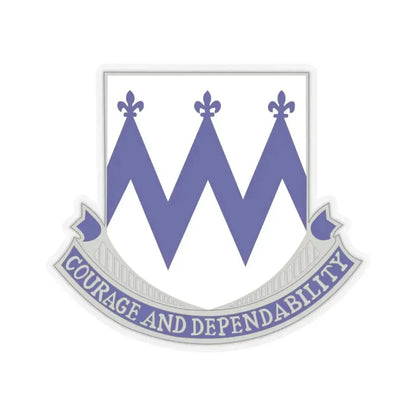 86th Infantry Regiment (U.S. Army) STICKER Vinyl Kiss-Cut Decal 6 Inch Transparent - The Sticker Space