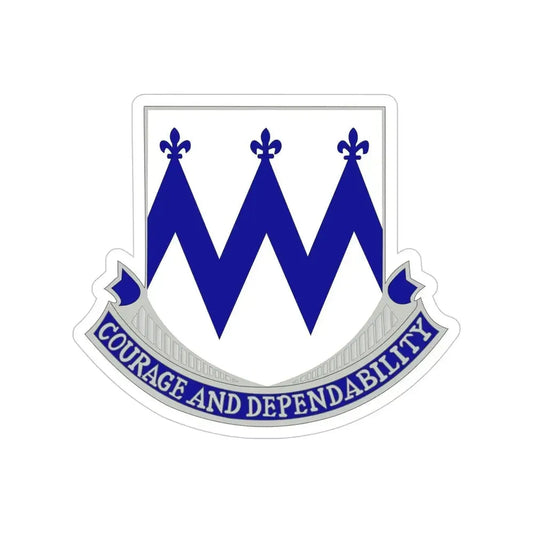 86th Infantry Regiment (U.S. Army) Transparent STICKER Die-Cut Vinyl Decal 6 Inch - The Sticker Space