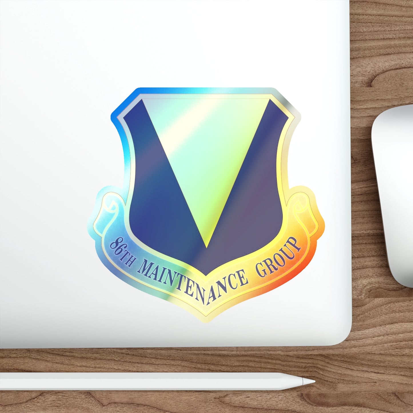 86th Maintenance Group (U.S. Air Force) Holographic STICKER Die-Cut Vinyl Decal-The Sticker Space