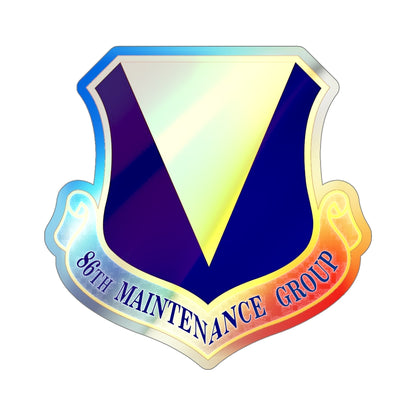 86th Maintenance Group (U.S. Air Force) Holographic STICKER Die-Cut Vinyl Decal-5 Inch-The Sticker Space