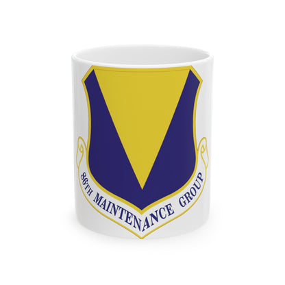 86th Maintenance Group (U.S. Air Force) White Coffee Mug-11oz-The Sticker Space