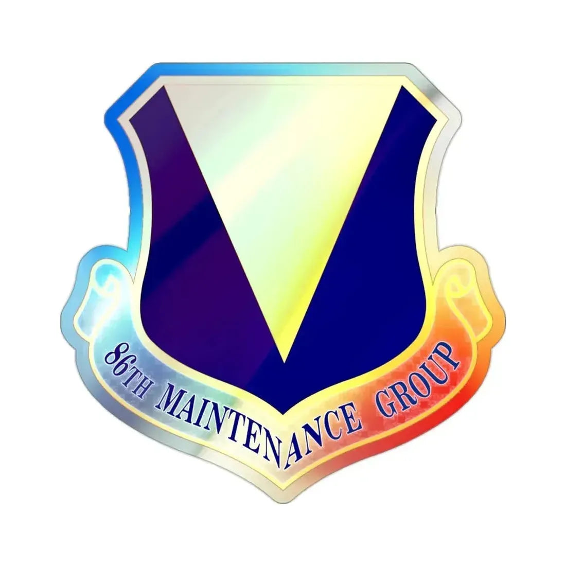 86th Maintenance Group (U.S. Air Force) Holographic STICKER Die-Cut Vinyl Decal - The Sticker Space