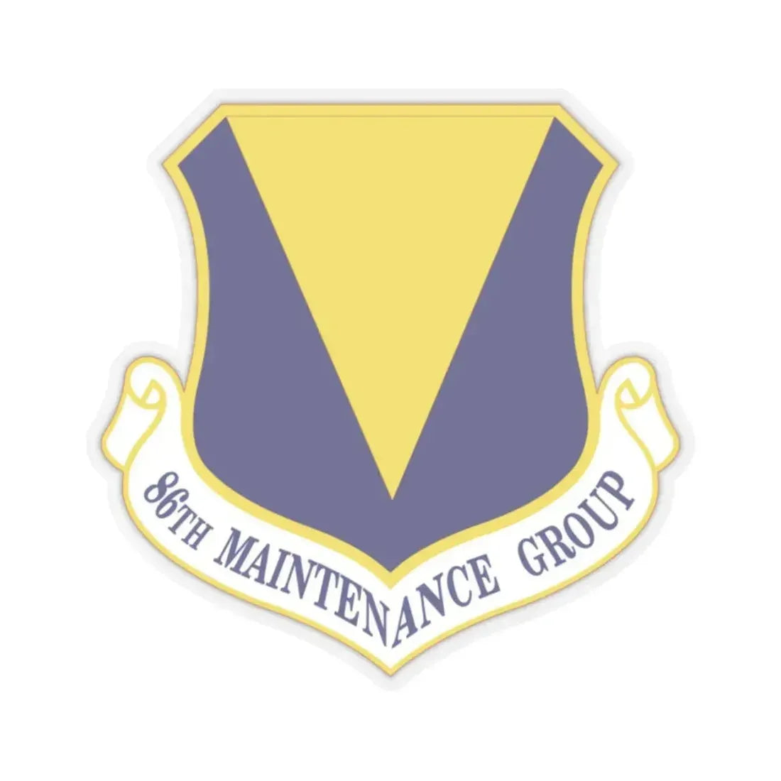 86th Maintenance Group (U.S. Air Force) STICKER Vinyl Kiss-Cut Decal 2 Inch Transparent - The Sticker Space