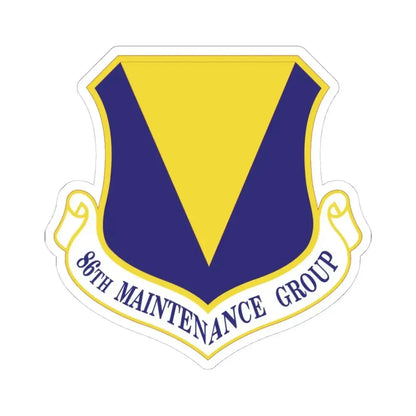 86th Maintenance Group (U.S. Air Force) STICKER Vinyl Kiss-Cut Decal 4 Inch White - The Sticker Space