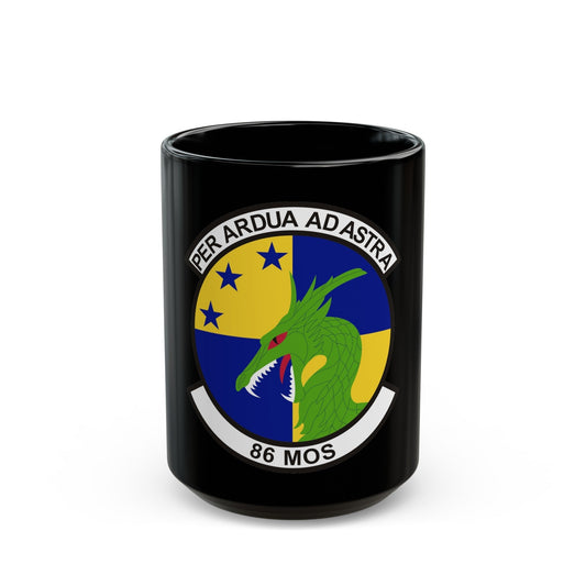 86th Maintenance Operations Squadron (U.S. Air Force) Black Coffee Mug-15oz-The Sticker Space