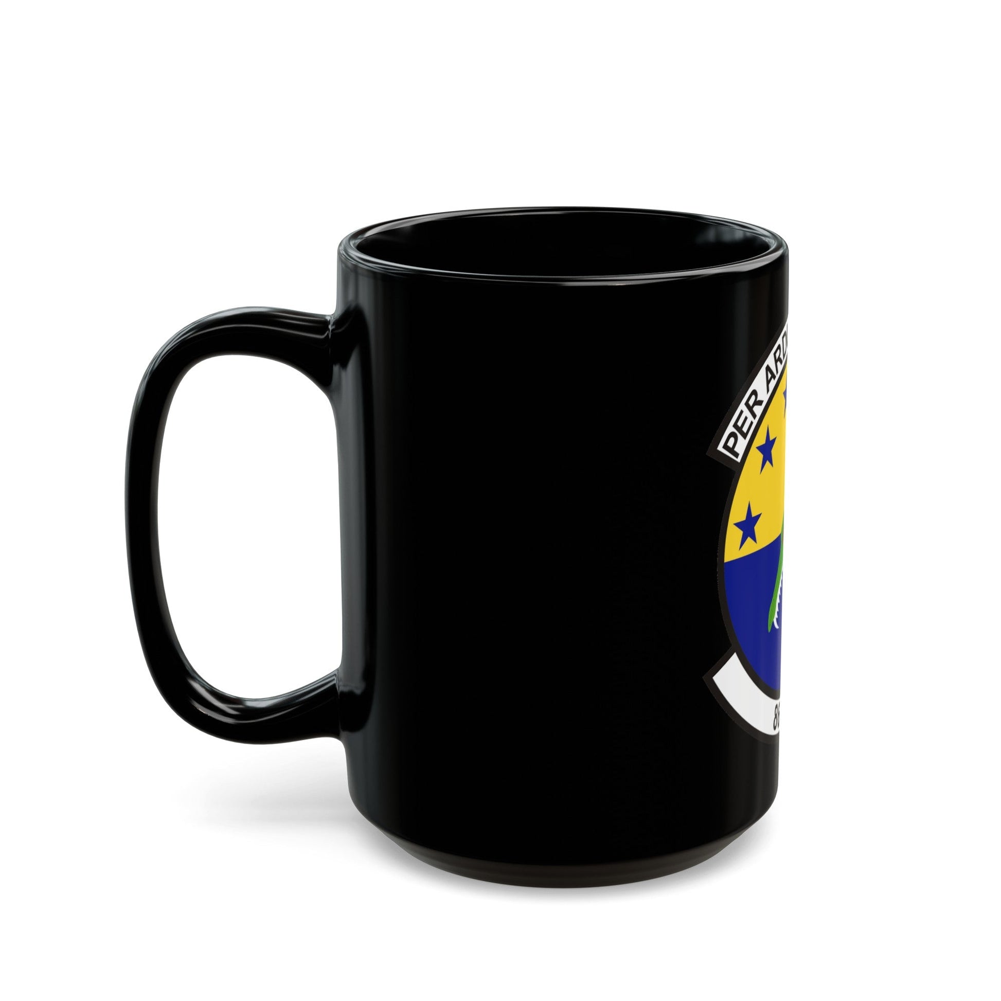 86th Maintenance Operations Squadron (U.S. Air Force) Black Coffee Mug-The Sticker Space