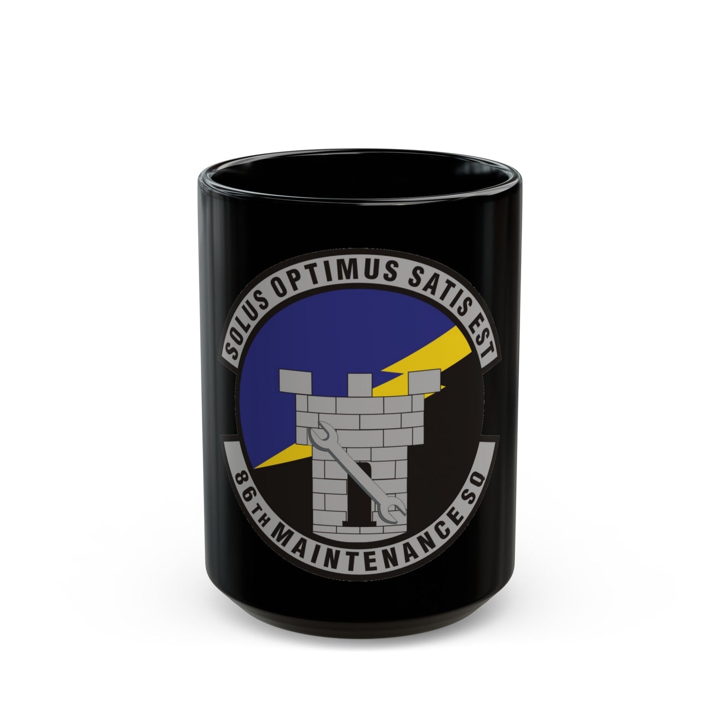 86th Maintenance Squadron (U.S. Air Force) Black Coffee Mug-15oz-The Sticker Space