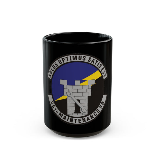 86th Maintenance Squadron (U.S. Air Force) Black Coffee Mug-15oz-The Sticker Space