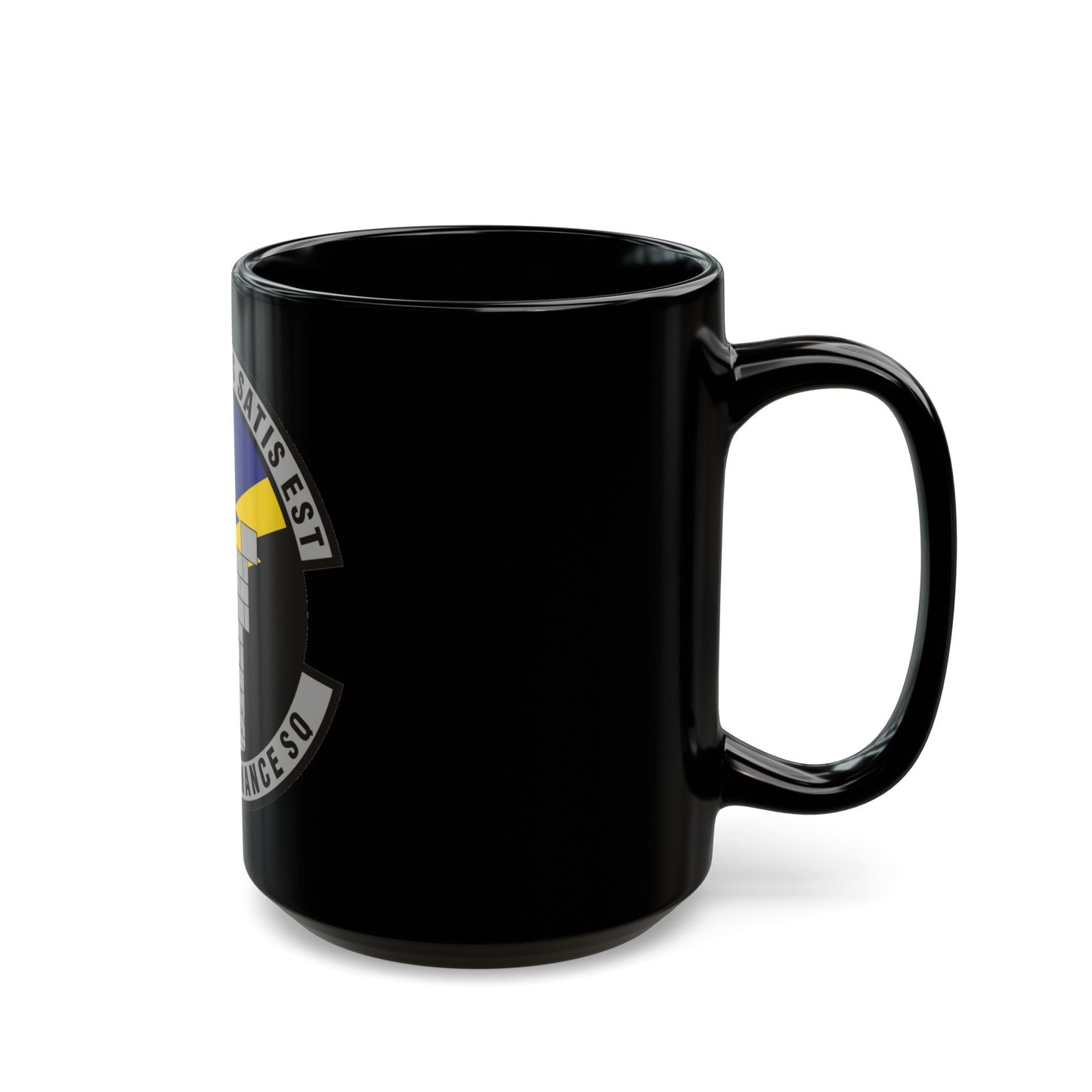 86th Maintenance Squadron (U.S. Air Force) Black Coffee Mug-The Sticker Space