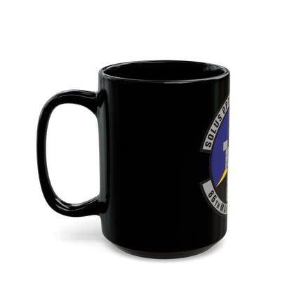 86th Maintenance Squadron (U.S. Air Force) Black Coffee Mug-The Sticker Space