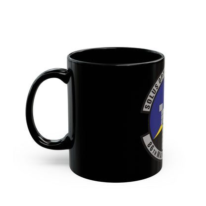 86th Maintenance Squadron (U.S. Air Force) Black Coffee Mug-The Sticker Space