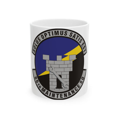 86th Maintenance Squadron (U.S. Air Force) White Coffee Mug-11oz-The Sticker Space