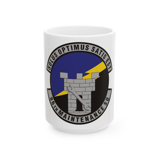 86th Maintenance Squadron (U.S. Air Force) White Coffee Mug-15oz-The Sticker Space