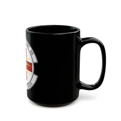 86th Medical Support Squadron (U.S. Air Force) Black Coffee Mug-The Sticker Space