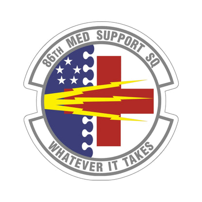 86th Medical Support Squadron (U.S. Air Force) STICKER Vinyl Die-Cut Decal-White-The Sticker Space