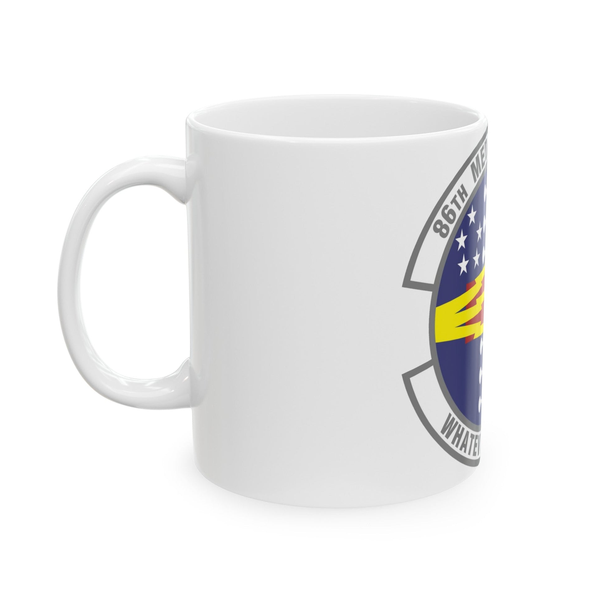 86th Medical Support Squadron (U.S. Air Force) White Coffee Mug-The Sticker Space