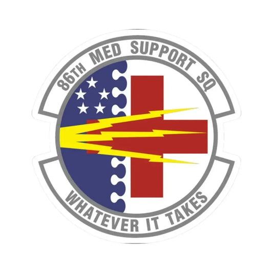 86th Medical Support Squadron (U.S. Air Force) STICKER Vinyl Kiss-Cut Decal 2 Inch White - The Sticker Space