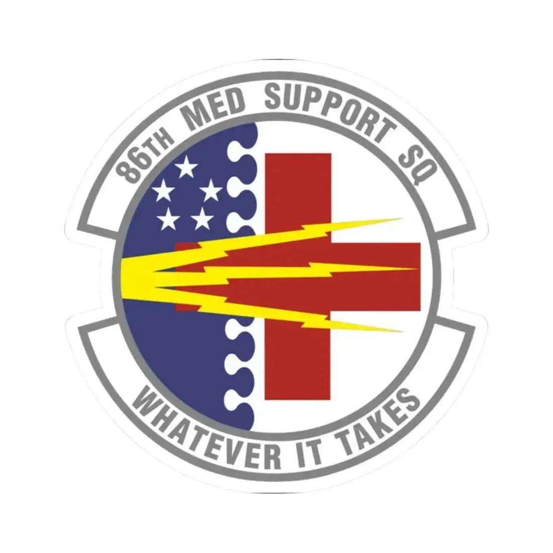86th Medical Support Squadron (U.S. Air Force) STICKER Vinyl Kiss-Cut Decal - The Sticker Space