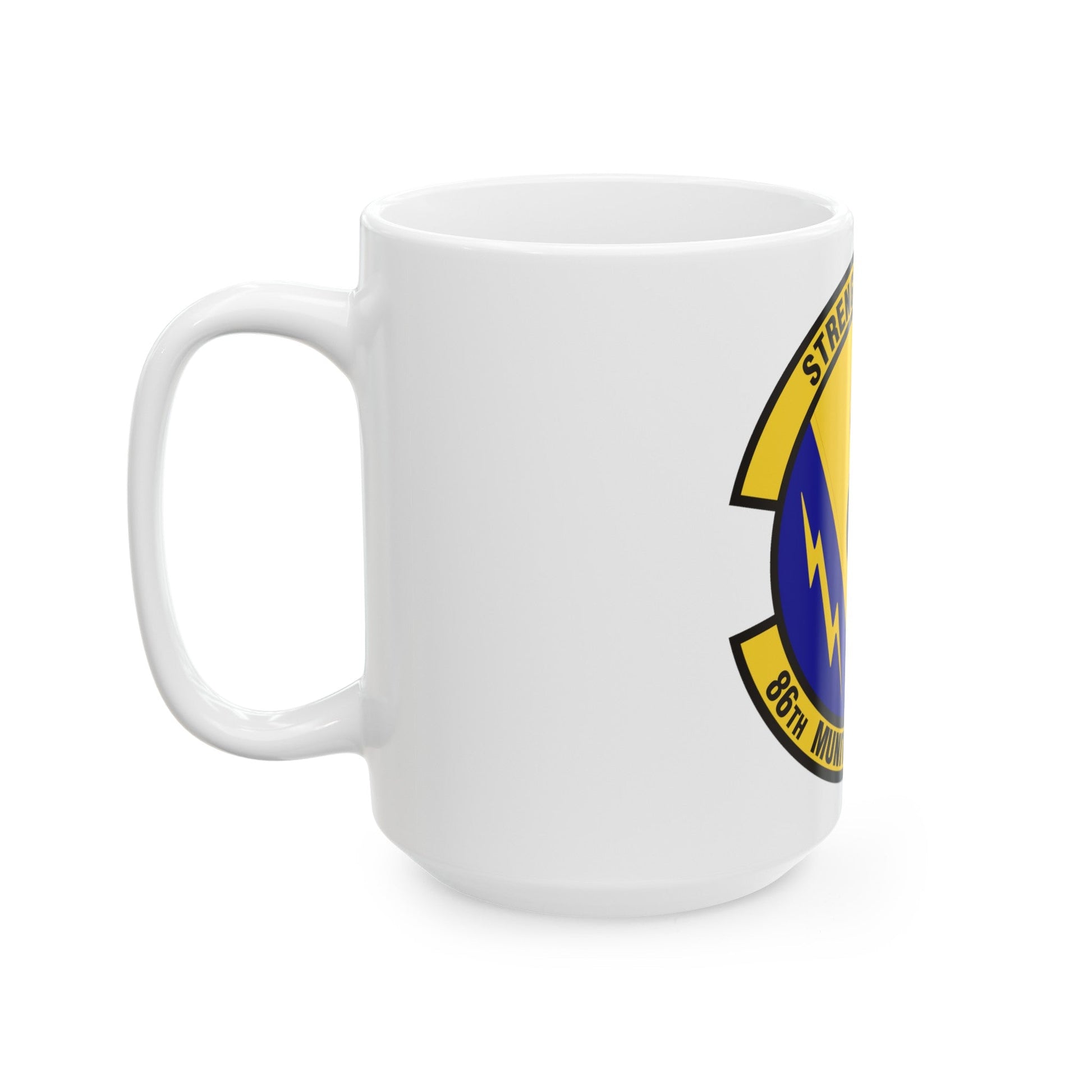 86th Munitions Squadron (U.S. Air Force) White Coffee Mug-The Sticker Space