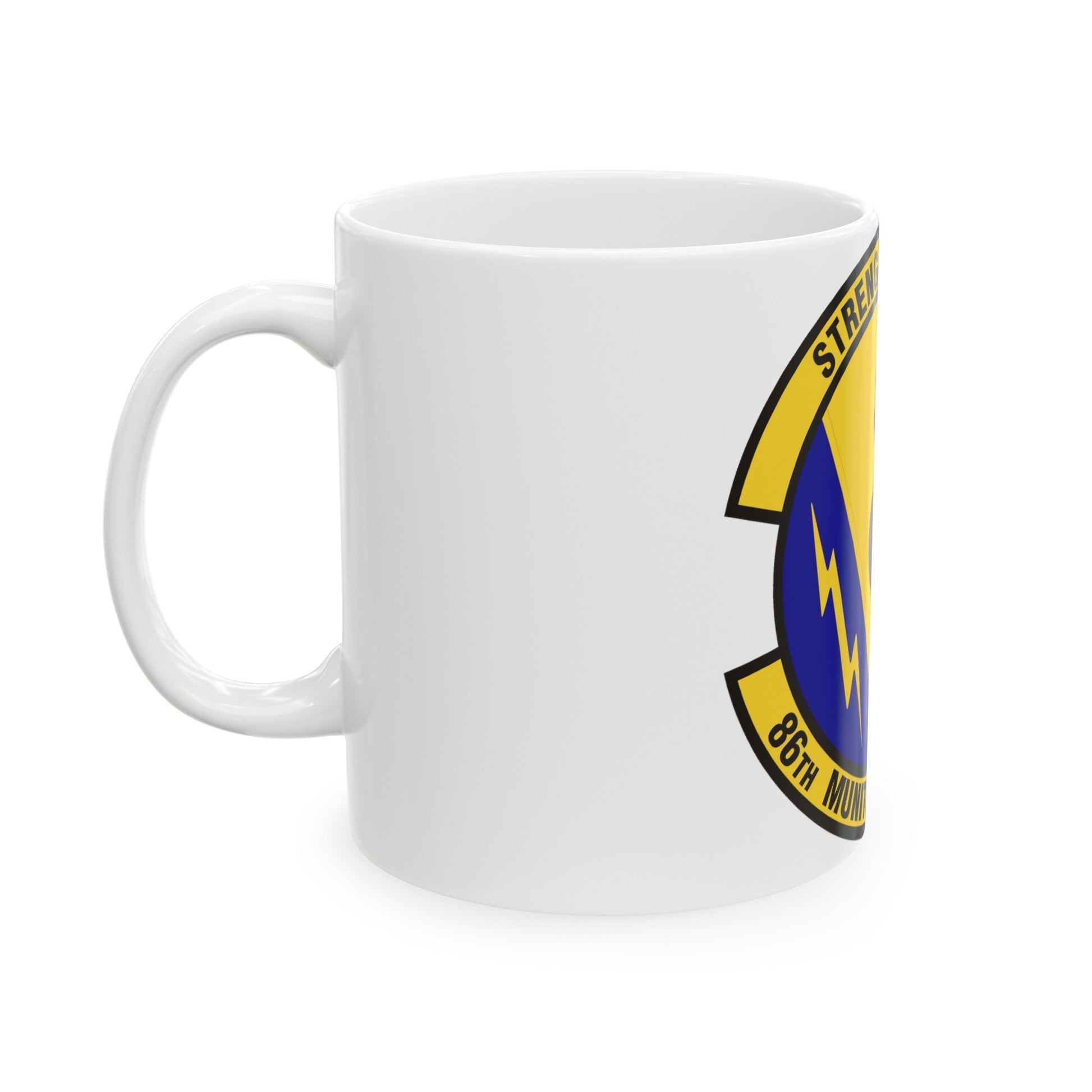 86th Munitions Squadron (U.S. Air Force) White Coffee Mug-The Sticker Space