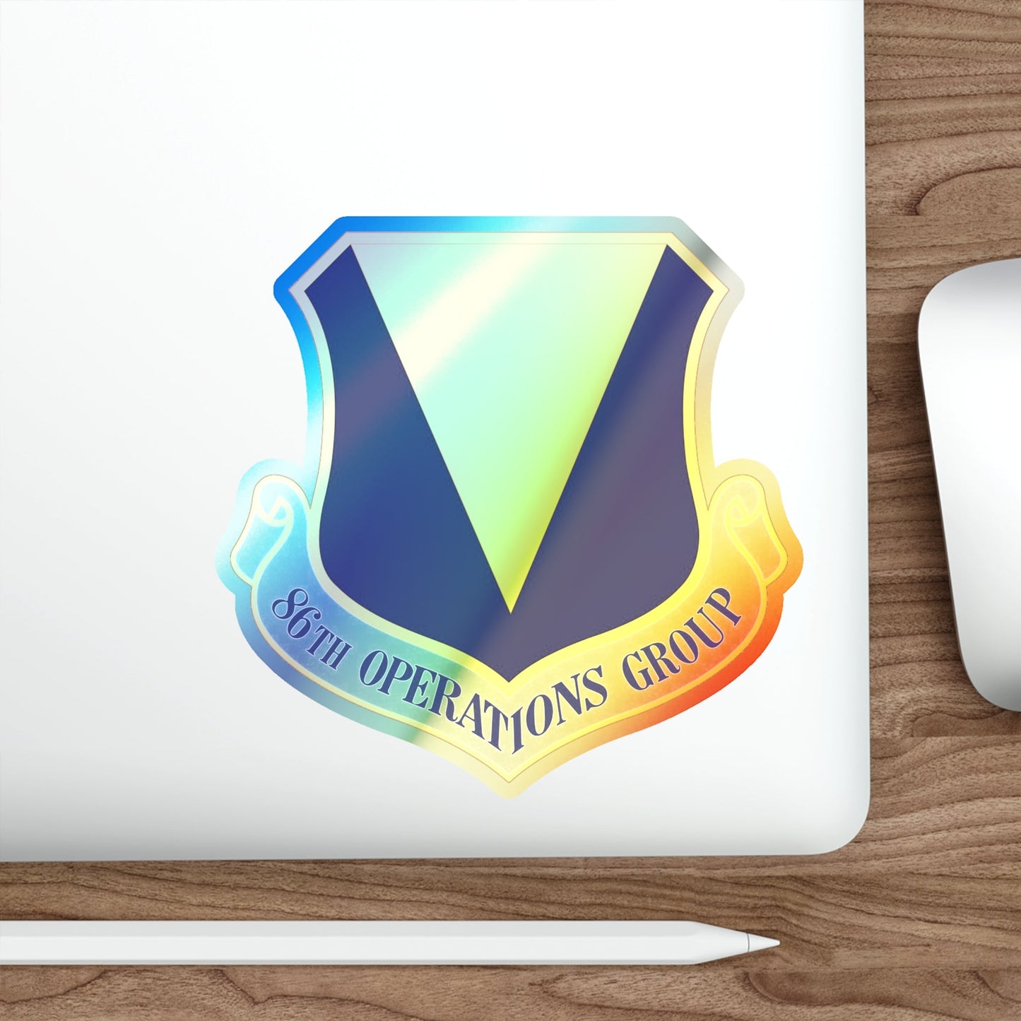 86th Operations Group (U.S. Air Force) Holographic STICKER Die-Cut Vinyl Decal-The Sticker Space