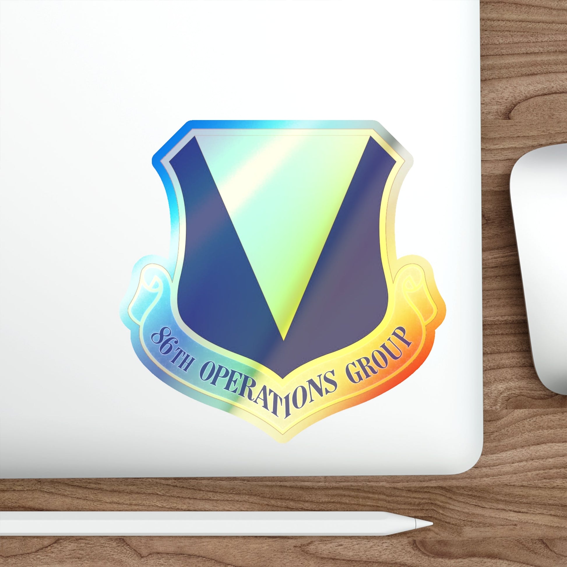 86th Operations Group (U.S. Air Force) Holographic STICKER Die-Cut Vinyl Decal-The Sticker Space