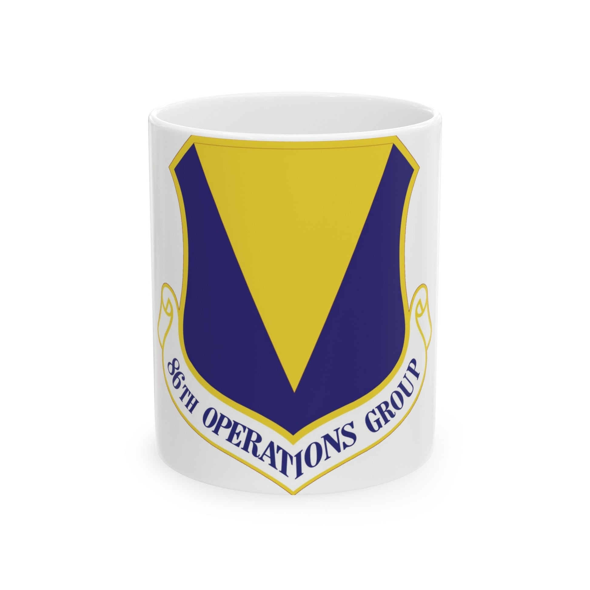 86th Operations Group (U.S. Air Force) White Coffee Mug-11oz-The Sticker Space