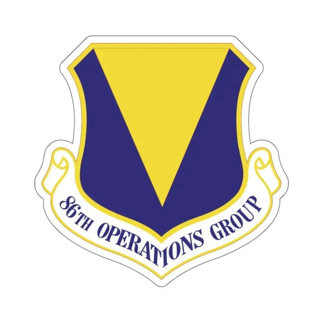 86th Operations Group (U.S. Air Force) STICKER Vinyl Die-Cut Decal 4 Inch - The Sticker Space