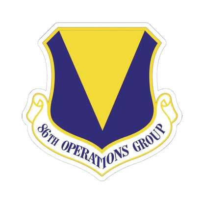 86th Operations Group (U.S. Air Force) STICKER Vinyl Kiss-Cut Decal 6 Inch White - The Sticker Space