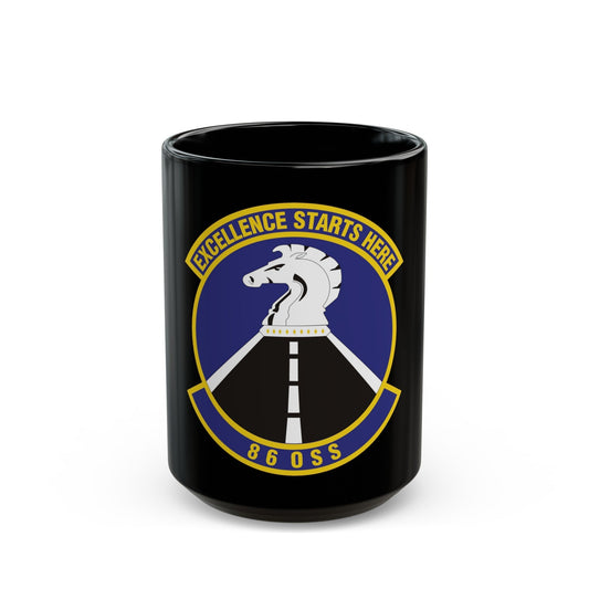 86th Operations Support Squadron (U.S. Air Force) Black Coffee Mug-15oz-The Sticker Space