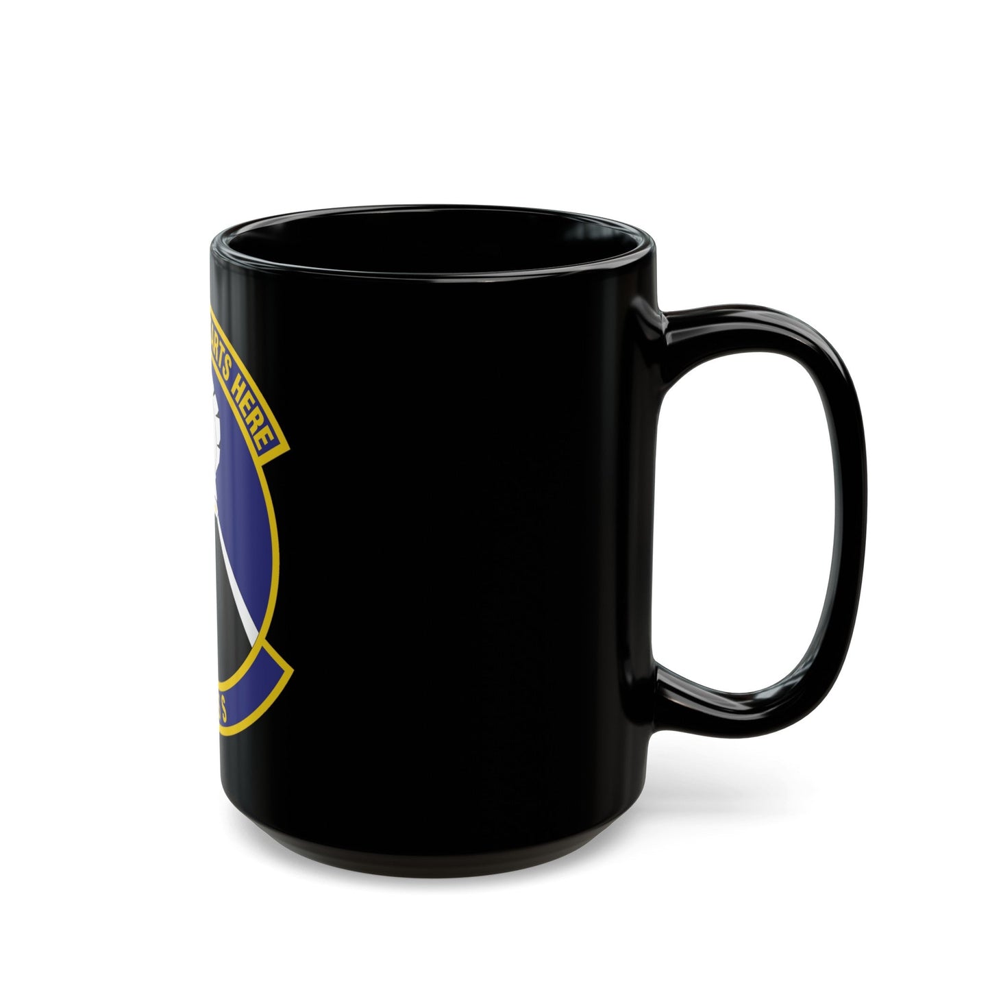 86th Operations Support Squadron (U.S. Air Force) Black Coffee Mug-The Sticker Space