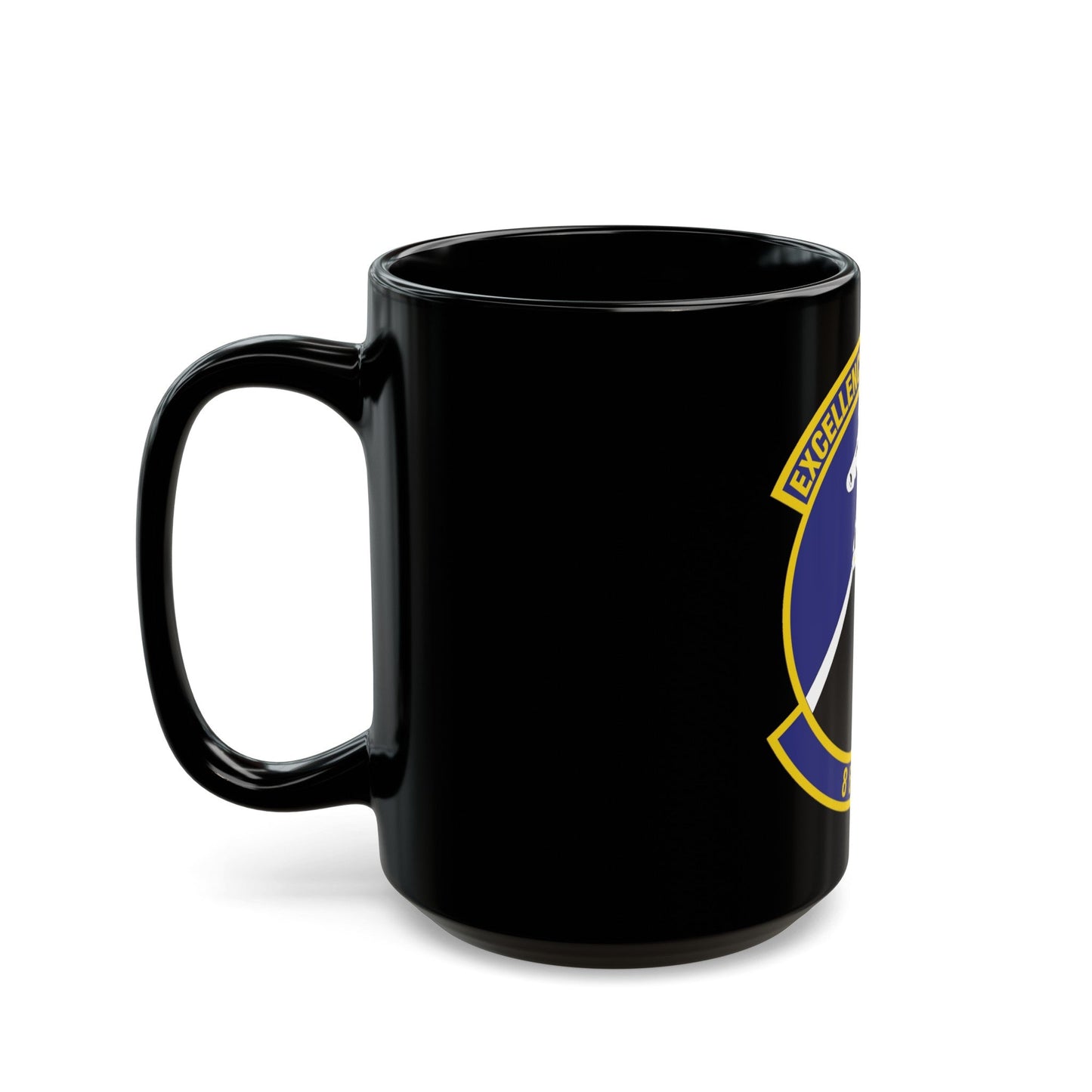 86th Operations Support Squadron (U.S. Air Force) Black Coffee Mug-The Sticker Space