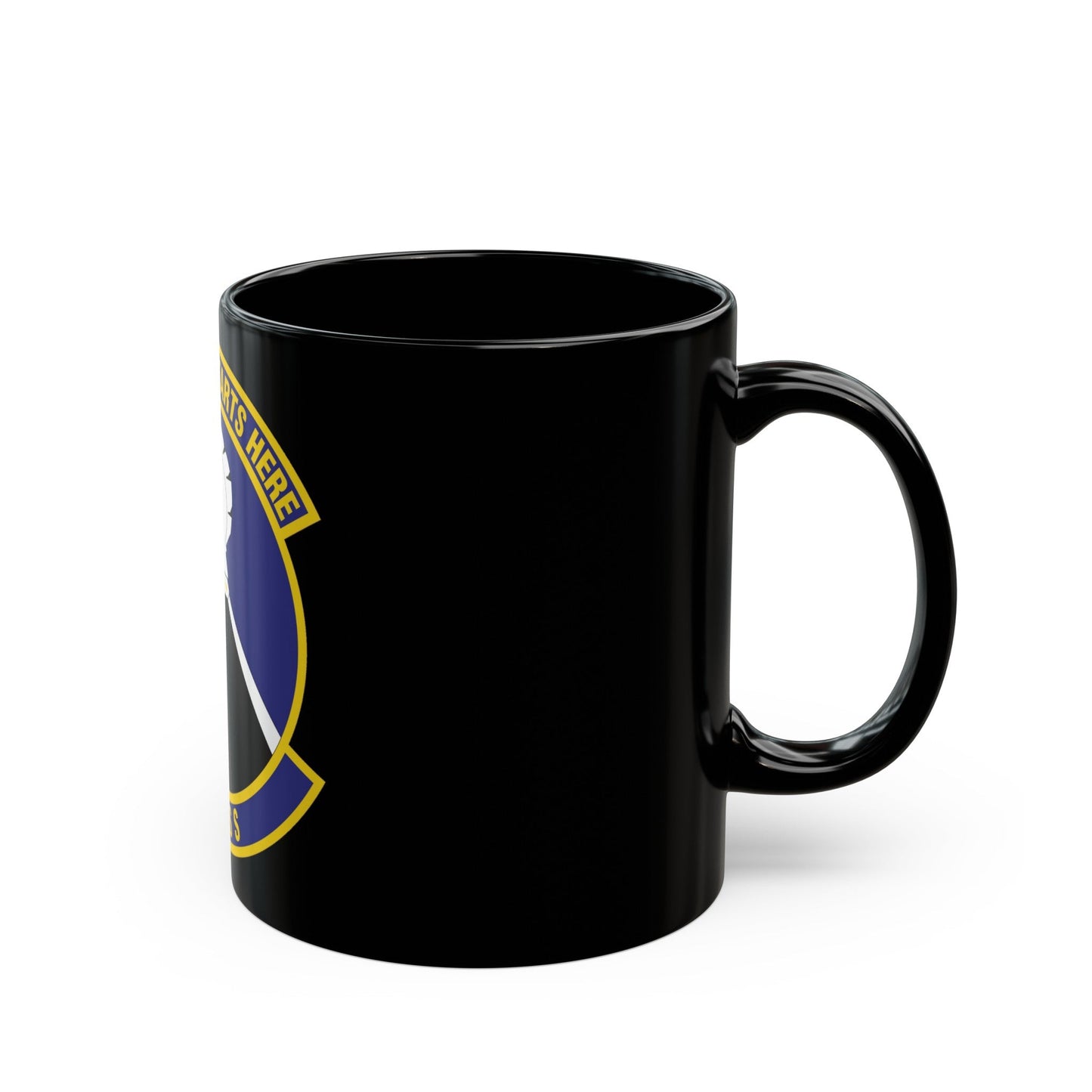 86th Operations Support Squadron (U.S. Air Force) Black Coffee Mug-The Sticker Space