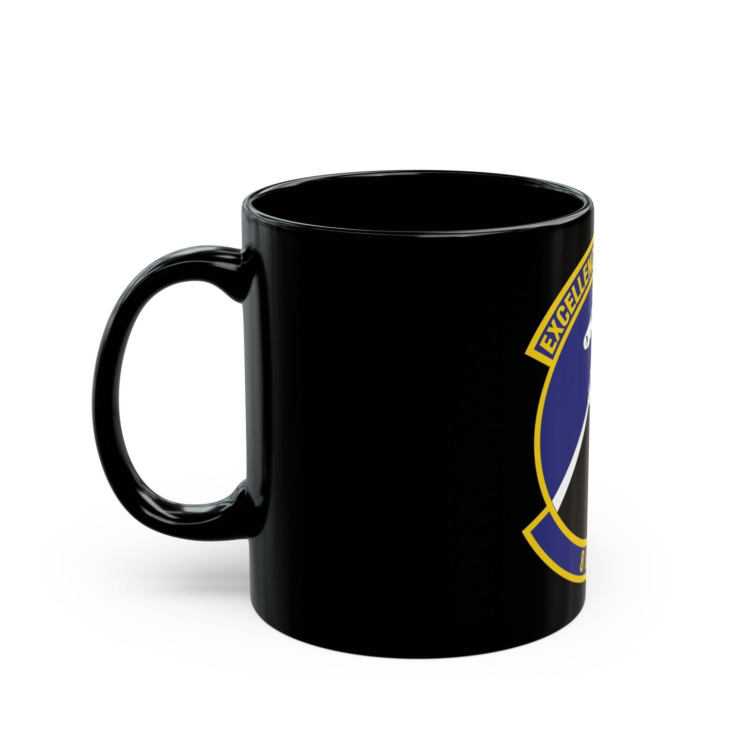 86th Operations Support Squadron (U.S. Air Force) Black Coffee Mug-The Sticker Space