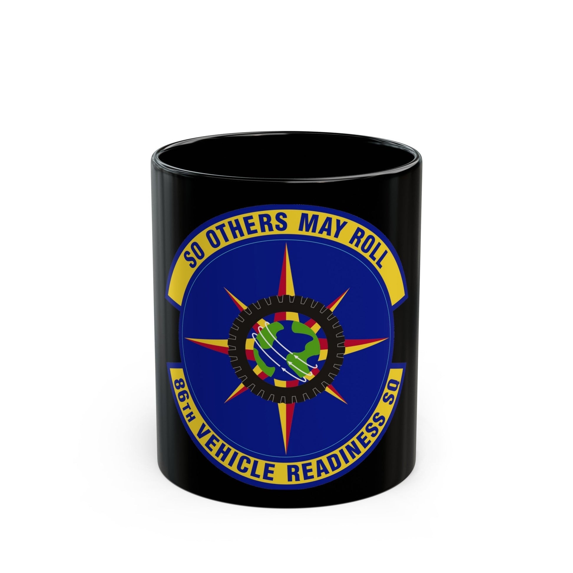 86th Vehicle Readiness Squadron (U.S. Air Force) Black Coffee Mug-11oz-The Sticker Space