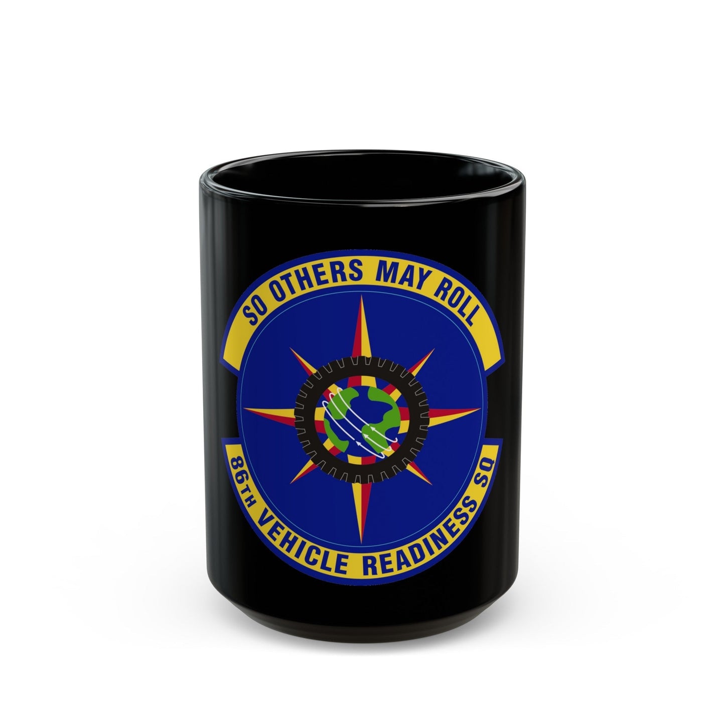 86th Vehicle Readiness Squadron (U.S. Air Force) Black Coffee Mug-15oz-The Sticker Space