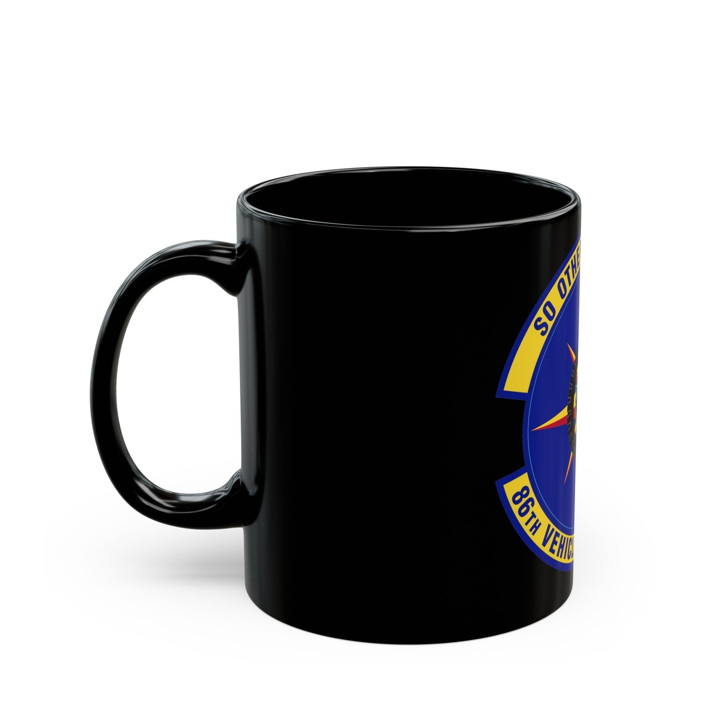 86th Vehicle Readiness Squadron (U.S. Air Force) Black Coffee Mug-The Sticker Space