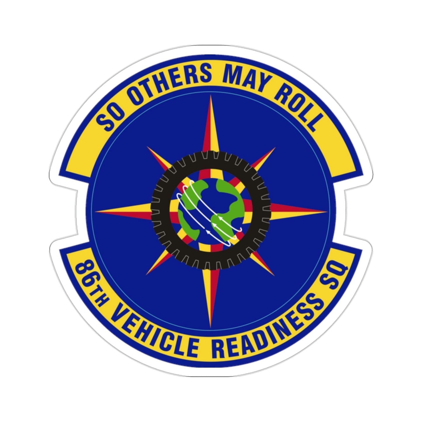 86th Vehicle Readiness Squadron (U.S. Air Force) STICKER Vinyl Die-Cut Decal-2 Inch-The Sticker Space