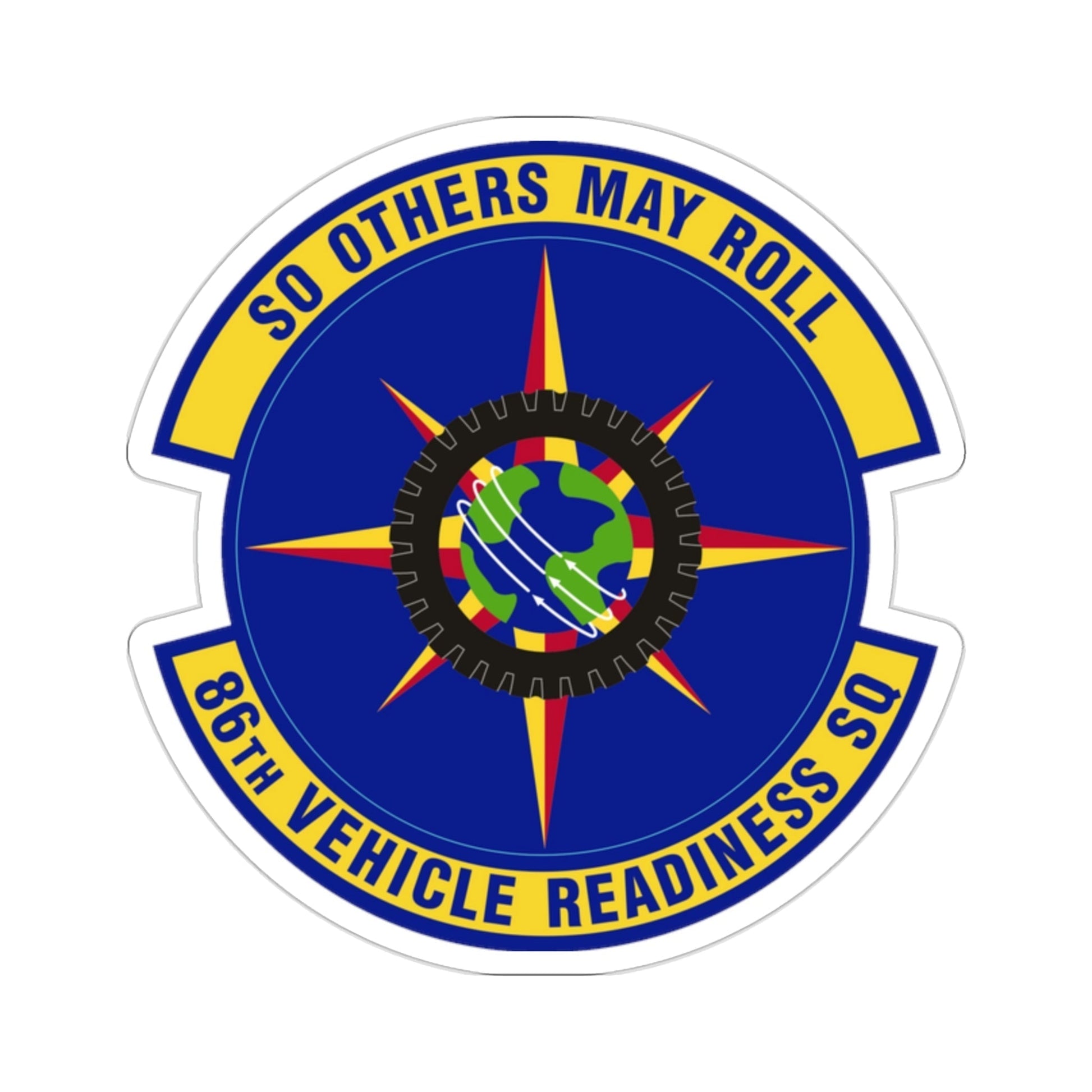 86th Vehicle Readiness Squadron (U.S. Air Force) STICKER Vinyl Die-Cut Decal-2 Inch-The Sticker Space