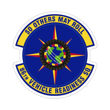 86th Vehicle Readiness Squadron (U.S. Air Force) STICKER Vinyl Die-Cut Decal-3 Inch-The Sticker Space