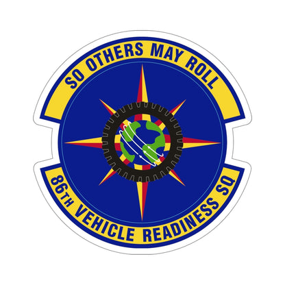 86th Vehicle Readiness Squadron (U.S. Air Force) STICKER Vinyl Die-Cut Decal-5 Inch-The Sticker Space