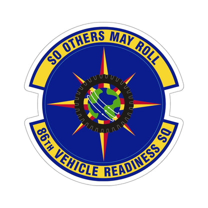 86th Vehicle Readiness Squadron (U.S. Air Force) STICKER Vinyl Die-Cut Decal-6 Inch-The Sticker Space