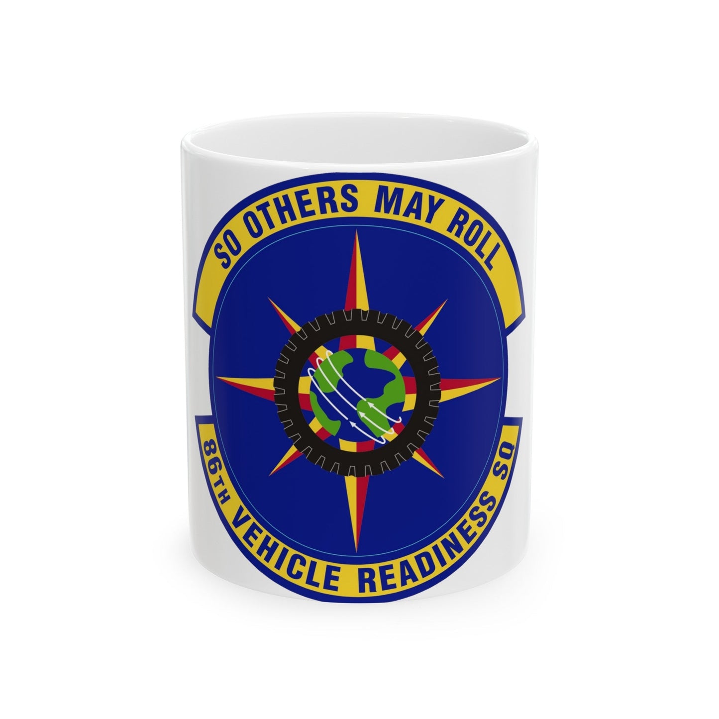 86th Vehicle Readiness Squadron (U.S. Air Force) White Coffee Mug-11oz-The Sticker Space