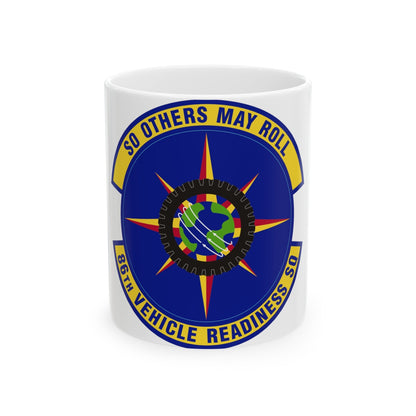 86th Vehicle Readiness Squadron (U.S. Air Force) White Coffee Mug-11oz-The Sticker Space