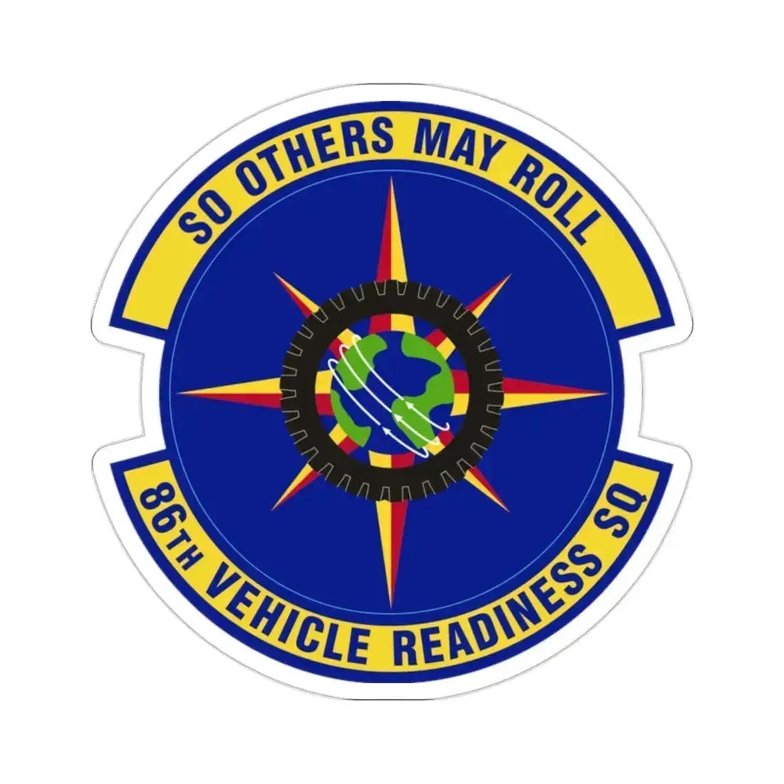 86th Vehicle Readiness Squadron (U.S. Air Force) STICKER Vinyl Die-Cut Decal 2 Inch - The Sticker Space