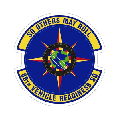 86th Vehicle Readiness Squadron (U.S. Air Force) STICKER Vinyl Die-Cut Decal 3 Inch - The Sticker Space