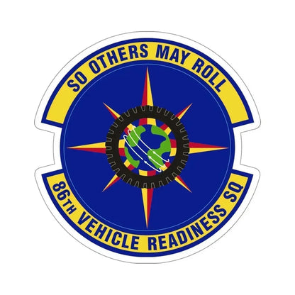 86th Vehicle Readiness Squadron (U.S. Air Force) STICKER Vinyl Die-Cut Decal 5 Inch - The Sticker Space